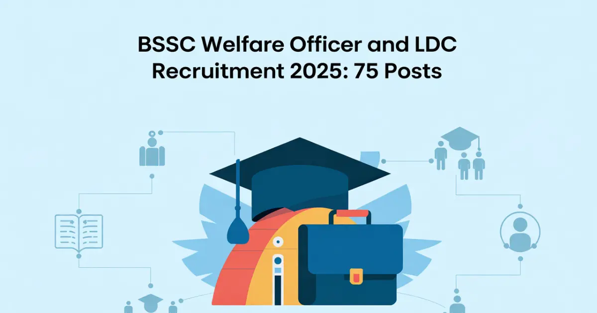 BSSC Welfare Officer and LDC Recruitment 2025
