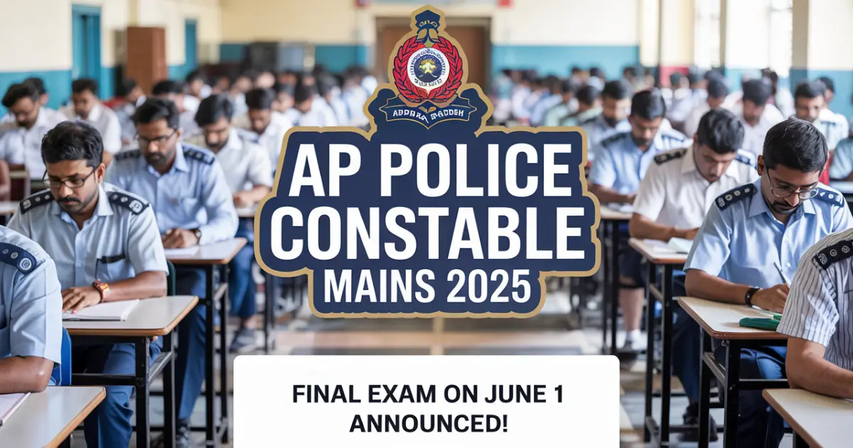 AP Police Constable Mains 2025